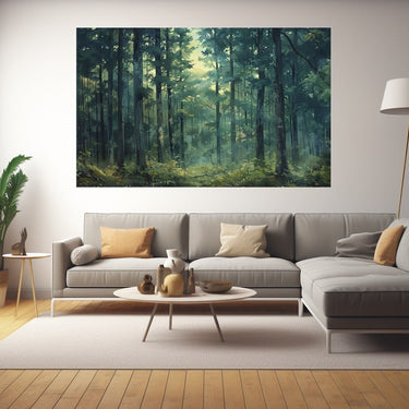 Toile Peinture Forêt